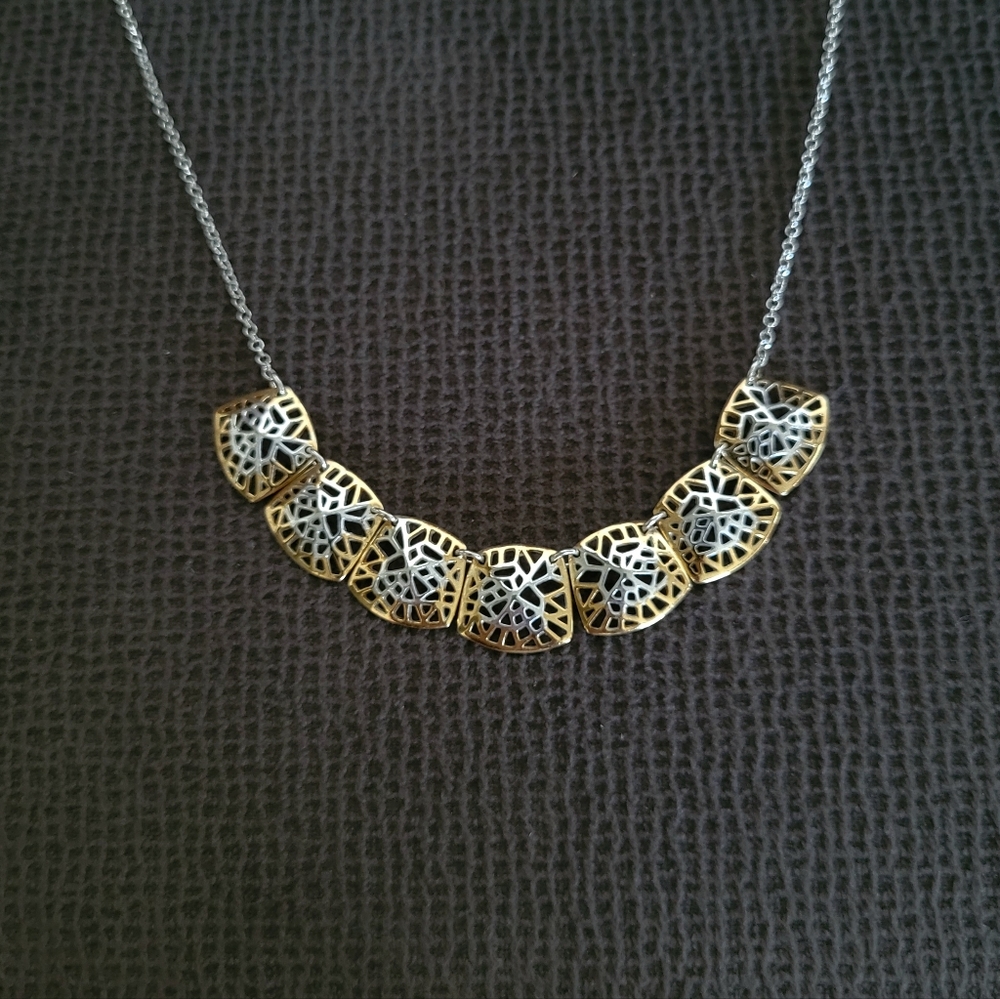 Argento Vivo Square⏹️ Plate🍽 Necklace - Picture 12 of 15